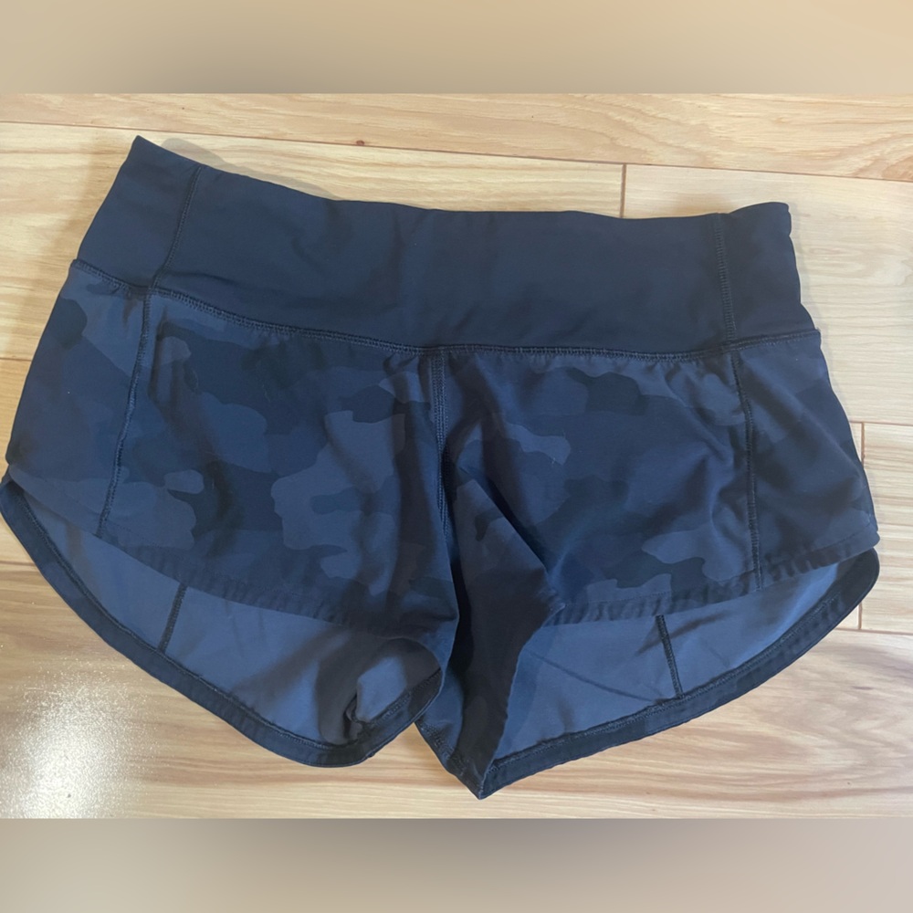 Lululemon Black Camo Shorts